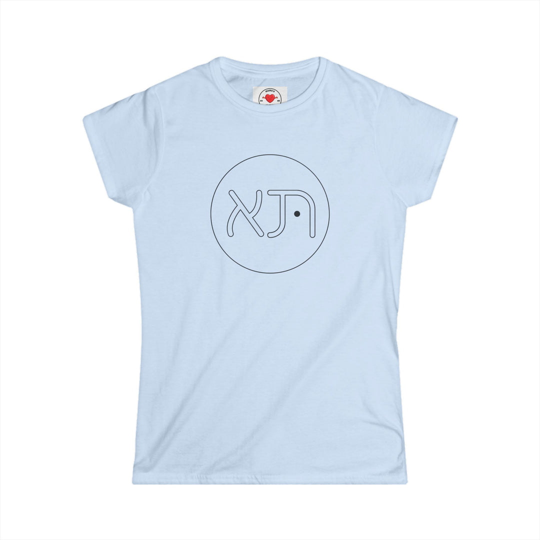 Aleph and Tav Stylish Women's Softstyle Tee - Casual Wear, Gift for Her, Everyday Fashion, Cozy Comfort, Graphic Tee