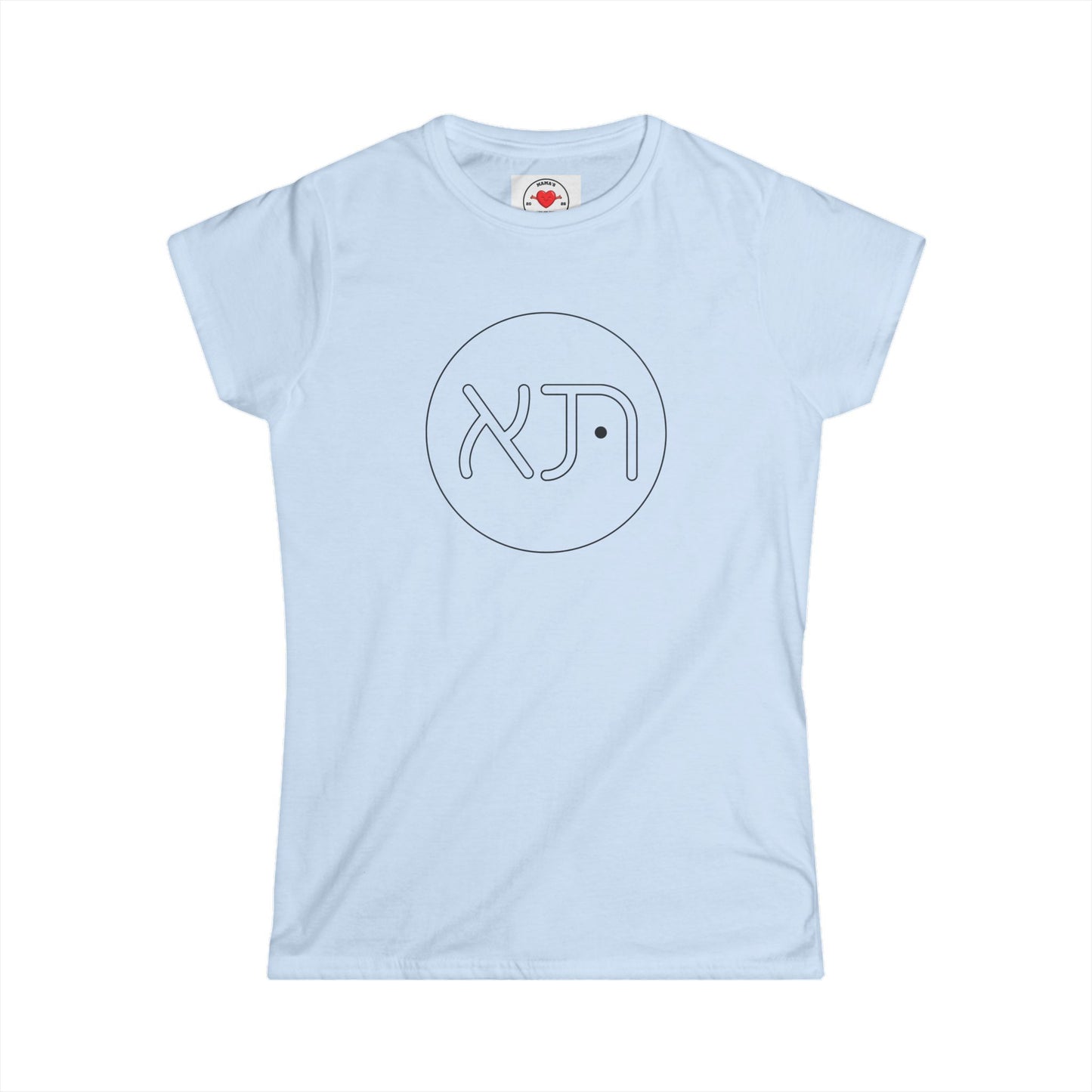 Aleph and Tav Stylish Women's Softstyle Tee - Casual Wear, Gift for Her, Everyday Fashion, Cozy Comfort, Graphic Tee