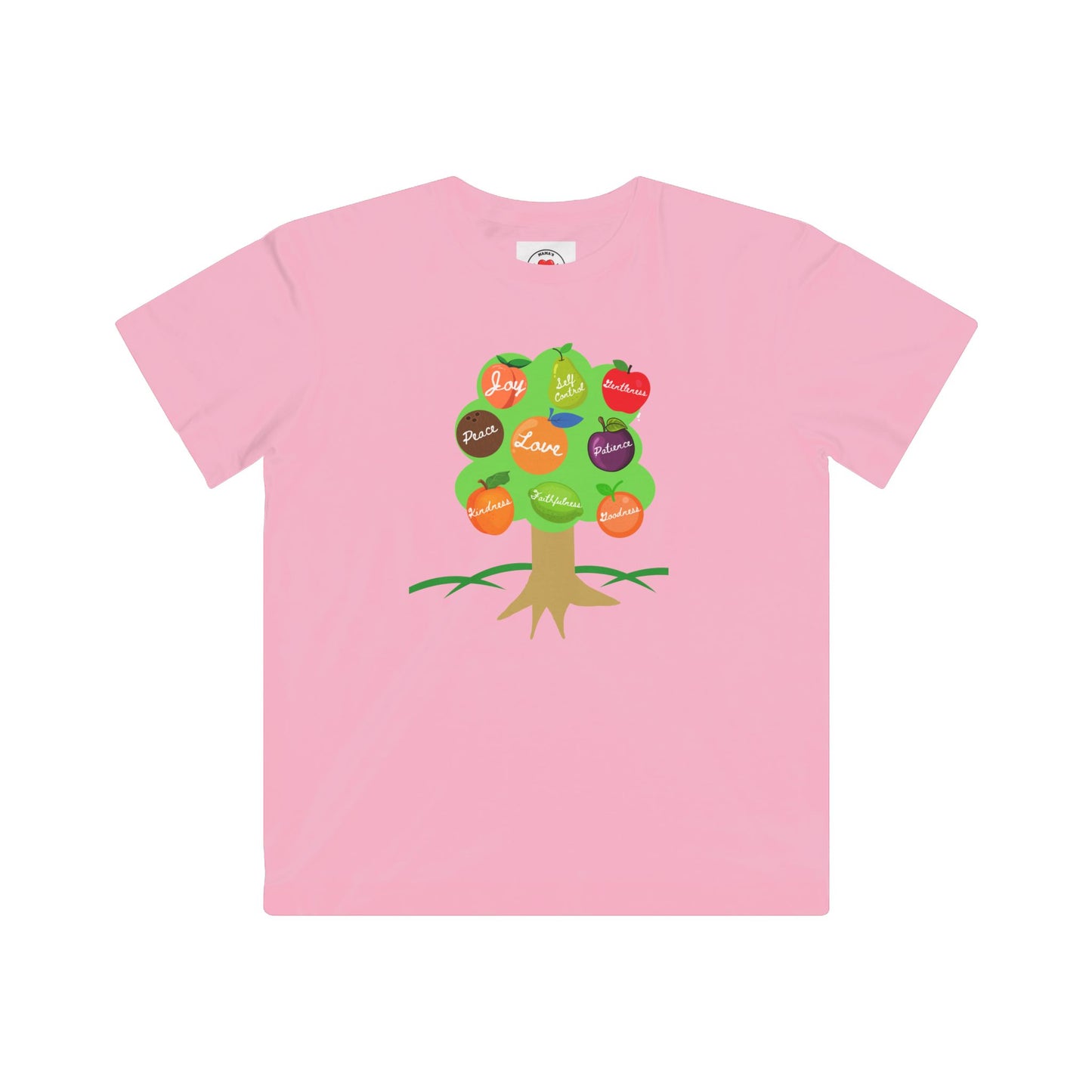 Kids Fruits of the Spirit Tee, Fun T-Shirt, Inspirational Thoughtful Gift for Kids