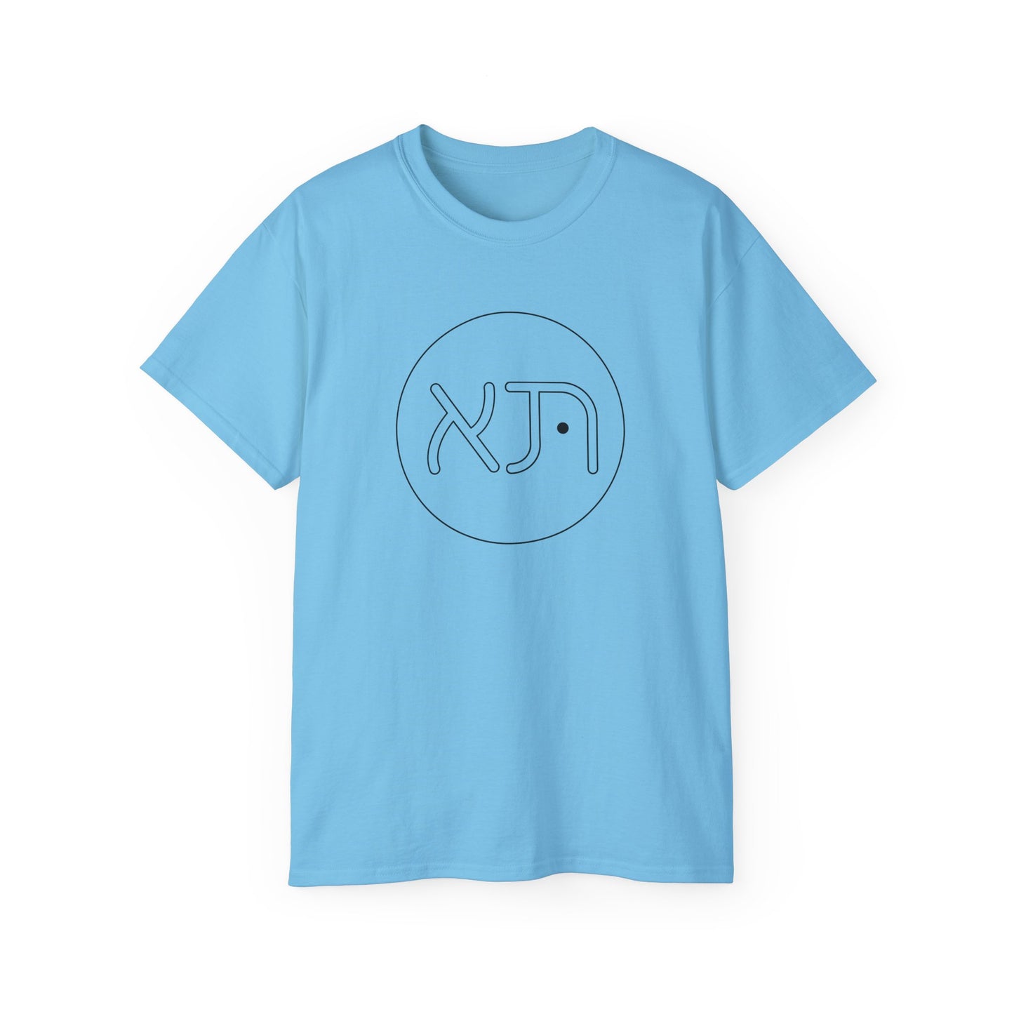 Aleph and Tav Minimalist Graphic Tee with Symbol, Unisex Cotton T-Shirt, Casual Wear, Gift for Graphic Design Lovers, Unique Fashion Statement