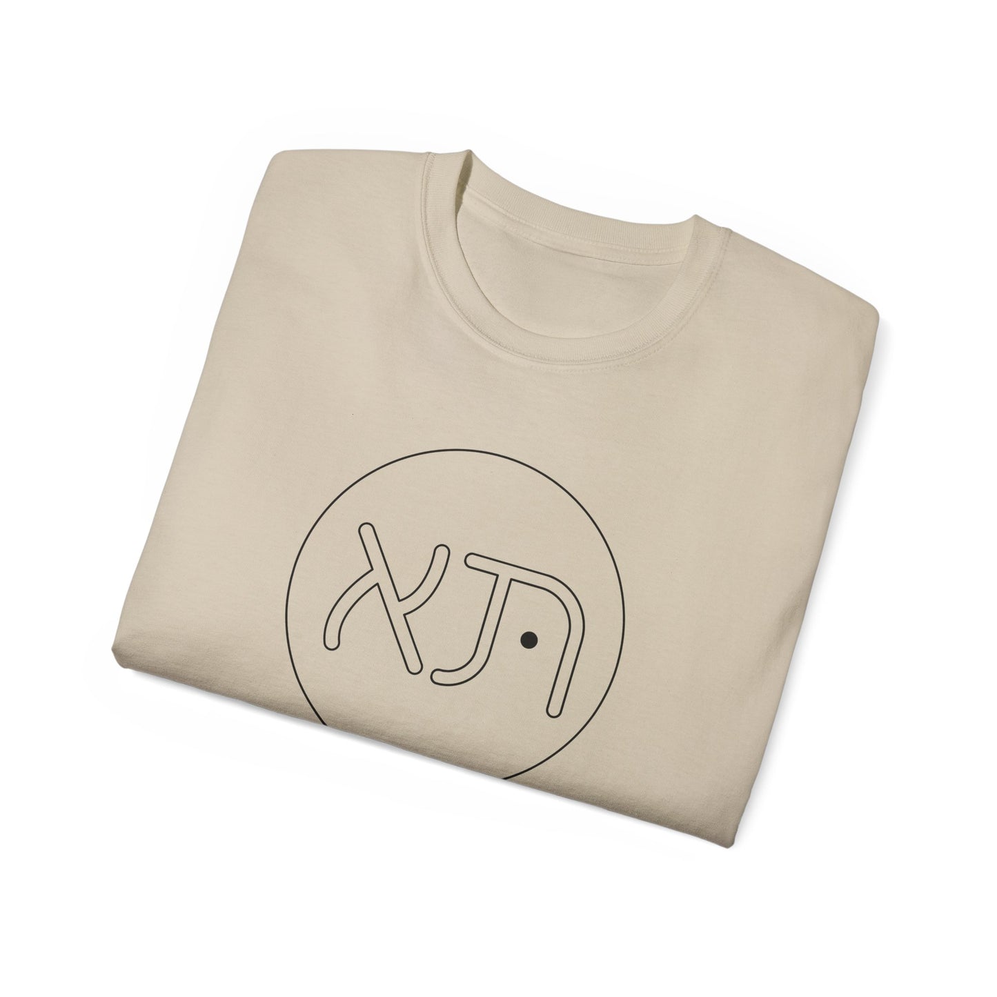 Aleph and Tav Minimalist Graphic Tee with Symbol, Unisex Cotton T-Shirt, Casual Wear, Gift for Graphic Design Lovers, Unique Fashion Statement