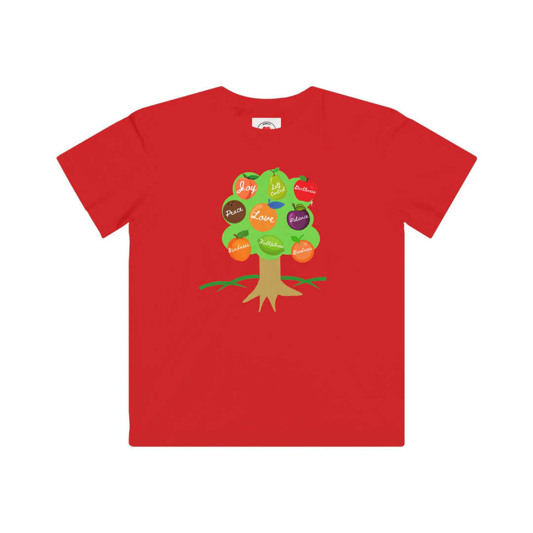 Kids Fruits of the Spirit Tee, Fun T-Shirt, Inspirational Thoughtful Gift for Kids