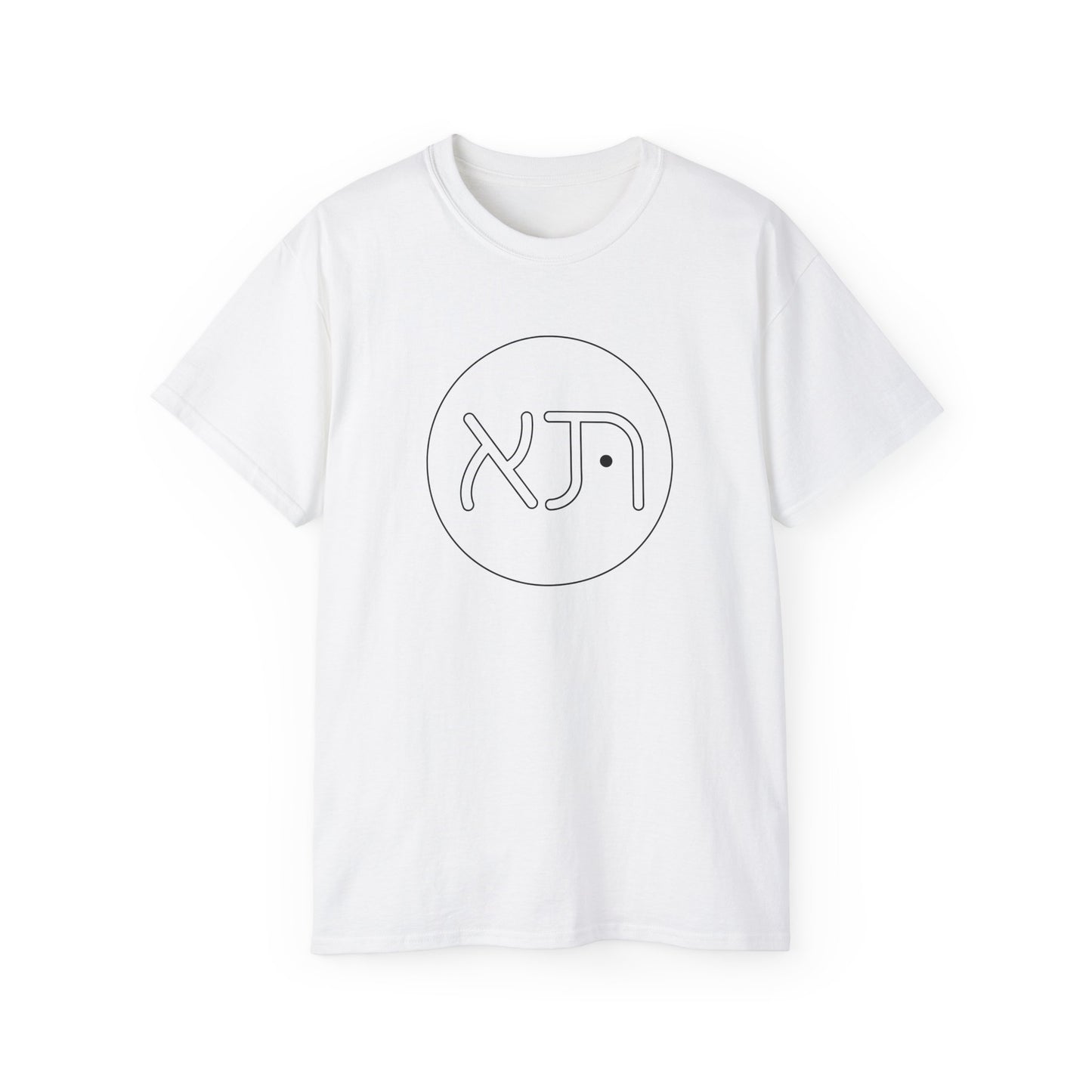 Aleph and Tav Minimalist Graphic Tee with Symbol, Unisex Cotton T-Shirt, Casual Wear, Gift for Graphic Design Lovers, Unique Fashion Statement