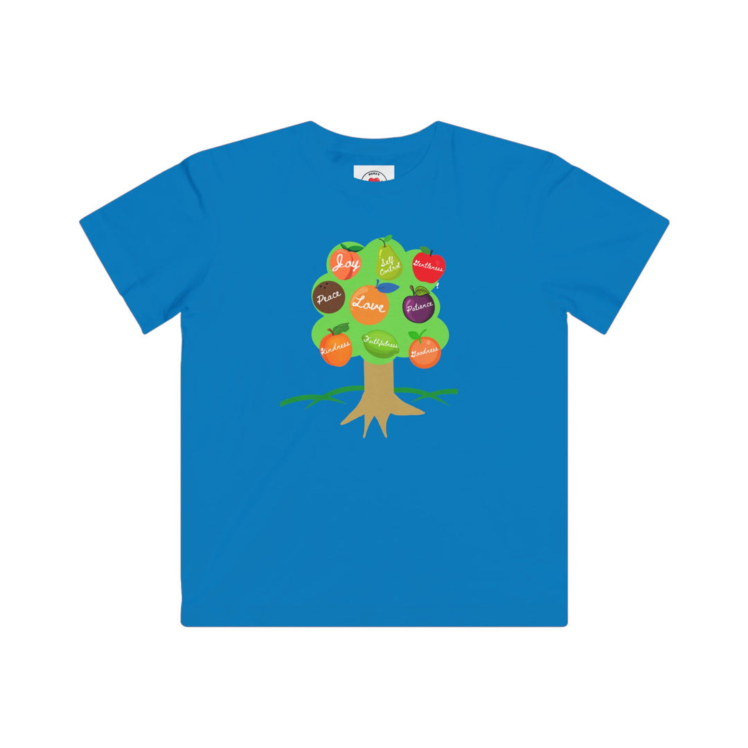Kids Fruits of the Spirit Tee, Fun T-Shirt, Inspirational Thoughtful Gift for Kids